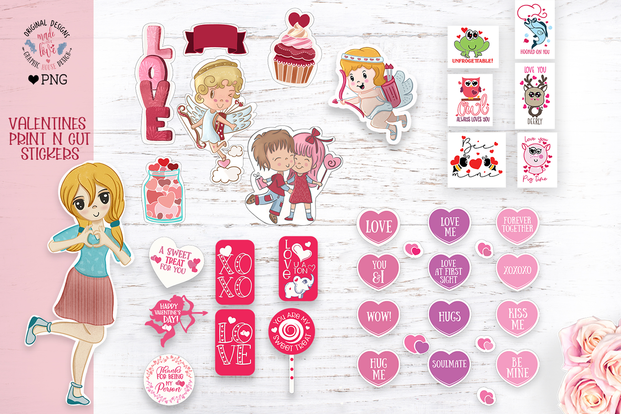New Cute and Funny Valentine’s Printable Stickers
